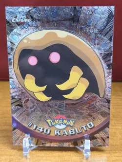 KABUTO - 2000 Topps Chrome Pokemon TV Animation Edition Series 2 Foil #140 - Image 1