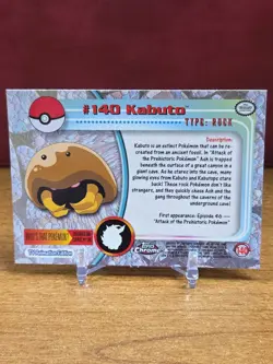 KABUTO - 2000 Topps Chrome Pokemon TV Animation Edition Series 2 Foil #140 - Image 4
