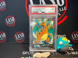 Pokemon Brilliant Stars Charizard V 153/172 Full Art Holo PSA 9 English - Image 1