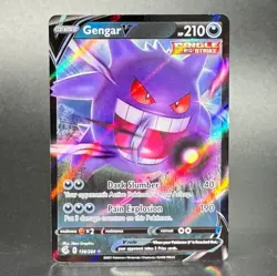 Pokemon Sword & Shield: Fusion Strike #156/264 Gengar V Ultra Rare - Image 1