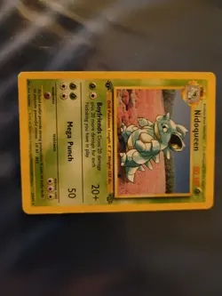 1999 Pokemon Nidoqueen Jungle 1st Edition Base Set Game Card Ungraded - Image 1