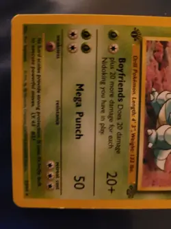 1999 Pokemon Nidoqueen Jungle 1st Edition Base Set Game Card Ungraded - Image 3