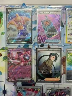 Pokemon 14 Card Lot Full Art, Illustration Rares, V, Double Rares, Pokeballs + - Image 2