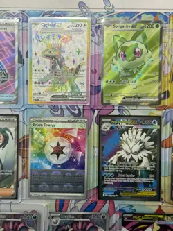 Pokemon 14 Card Lot Full Art, Illustration Rares, V, Double Rares, Pokeballs + - Image 3