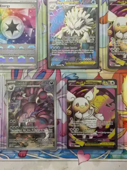 Pokemon 14 Card Lot Full Art, Illustration Rares, V, Double Rares, Pokeballs + - Image 4