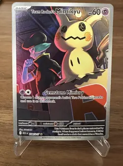 Pokemon TCG Team Rocket's Mimikyu Illustration Rare 238/217 Ascended Heroes - Image 1