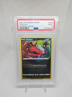 2021 Pokemon Yveltal Amazing Rare 46/72 Shining Fates PSA 9 - Image 1