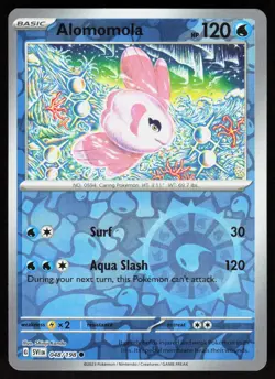 Alomomola 048/198 Common Scarlet & Violet Pokemon Reverse Holo Near Mint - Image 1