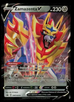 Zamazenta V SWSH019 Holo Promo Sword & Shield Promo Pokemon Near Mint - Image 1