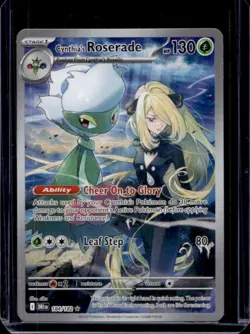 2025 Pokemon Destined Rivals Cynthia's Roserade #184/182 - Image 1