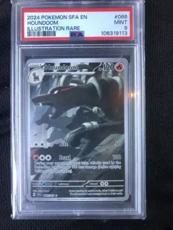 Houndoom Illustration Rare PSA 9 Pokemon Shrouded Fable 066/064 Graded Mint - Image 3