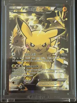Pokemon Pikachu EX XY124 Black Star Promo Holo - Image 1