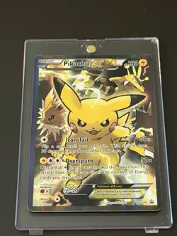 Pokemon Pikachu EX XY124 Black Star Promo Holo - Image 2