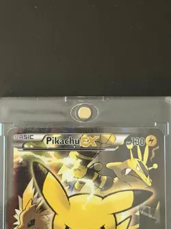 Pokemon Pikachu EX XY124 Black Star Promo Holo - Image 3