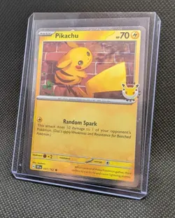 Pikachu 051/162 Pokemon Day 2026 30th Anniversary Stamped Promo Pokemon TCG NM🔥 - Image 1