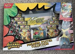 Pokemon TCG Ascended Heroes Mega Lucario Premium Poster Collection - Image 1