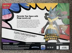Pokemon TCG Ascended Heroes Mega Lucario Premium Poster Collection - Image 2