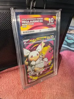 Mega Audino EX 253/217 Ace Ascended Heroes Pokemon Ace 10 Gem Mint - Image 1