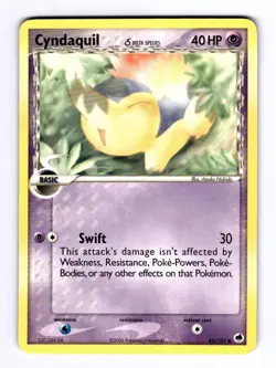 Cyndaquil (Delta Species) Dragon Frontiers #45 (2006) Common NM Pokemon - Image 1