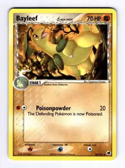 Bayleef (Delta Species) Dragon Frontiers #26 (2006) Uncommon NM Pokemon - Image 1
