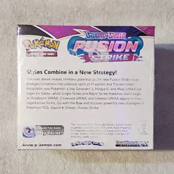 Pokemon TCG Fusion Strike Booster Box Sealed English 2021 Mew Genesect Hoopa - Image 2