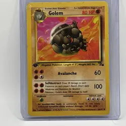 Golem 36/62 1st Edition Fossil Uncommon HP - Image 1