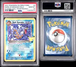 PSA 10 Dark Gyarados 8/82 Celebrations Classic Collection Holo Rocket Pokemon - Image 3