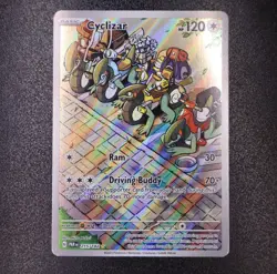Cyclizar 215/182 SV04: Paradox Rift Illustration Rare Pokemon TCG NM/M - Image 1