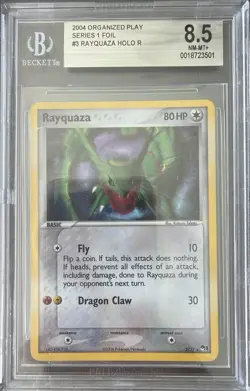 Rayquaza Holo #3/17 - 2004 Pokemon Organized Play Pop Series 1 - BGS 8.5 - Image 1