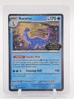 AURORUS 2026 POKEMON MEGA EVOLUTION PERFECT ORDER STAMPED #024/088 E Q5677 - Image 1