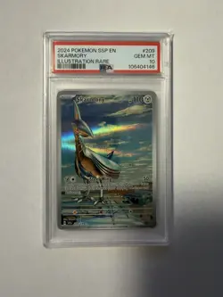 2024 POKEMON SSP EN-SURGING SPARKS ILLUSTRATION RARE #209 SKARMORY PSA 10 - Image 1