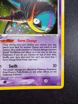 2005 Pokemon Deoxys EX Emerald Holo 2/106 - Image 5