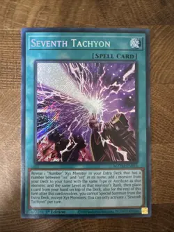Yu-Gi-Oh Seventh Tachyon MZTM-EN016 1st Edition Secret Rare M/NM - Image 1