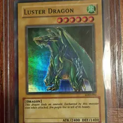 Yu-Gi-Oh! Luster Dragon LOD-050 Holo Konami Wind ATK 2400 DEF 1400 - Image 1