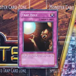 1x Trap Hole - Super Rare - LOB-058 - Unlimited - LP - Image 1