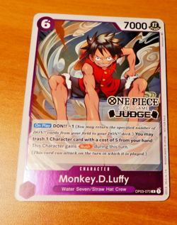 ONE PIECE PILLARS OF STRENGTH ENGLISH CARD GAME CARTE JUDGE OP03 070 EN NM - Image 1