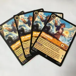 Jim Hawkins Honorable Pirate Super Rare Azurite Sea 4x x4 Disney Lorcana - Image 1