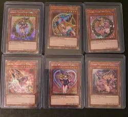 6 Dark Magician Girl Set Platinum Secret Quarter Century Alt Art NM YuGiOh TCG - Image 1