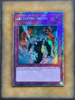 Yugioh Sakuretsu Armor RA03-EN130 Platinum Secret Rare 1st Ed NM - Image 1