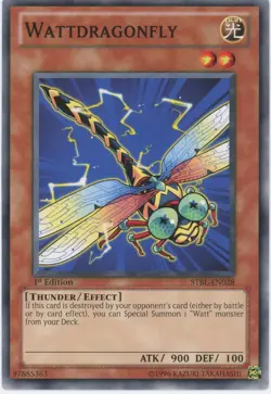 Yugioh Wattdragonfly STBL-EN028 Common 1st Edition LP - Image 1