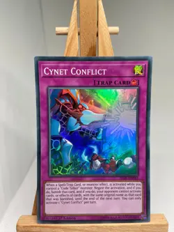 Cynet Conflict - Super Rare 1st Edition FIGA-EN042 - NM - YuGiOh - Image 1