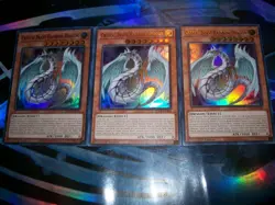 3x Crystal Beast Rainbow Dragon 1st Edition Ultra Rare SDCB-EN044 Yu-Gi-Oh! - Image 1