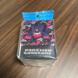 Pokemon Official Card Game Flip Deck Case Mega Gengar Japanese NEW F/S - Image 1