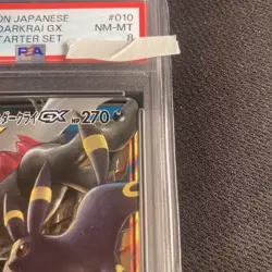 Blackie Darkry GX PSA8 010 031 Pokemon Card Dead Moon GX - Image 4
