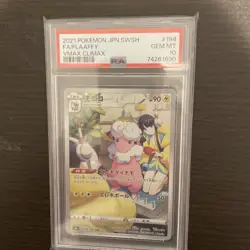 Mococo CHR PSA10 Pokemon Card Kamitsure Pokemon Trading Card - Image 1