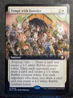 Tempt with Bunnies - Extended - Commander: Bloomburrow (MTG) - Image 1