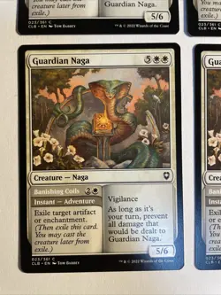 4x Mtg Baldur's Gate Guardian Naga NM/M Magic The Gathering - Image 2