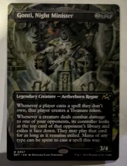 Gonti, Night Minister (Borderless) Aetherdrift - MTG RARE - Image 1