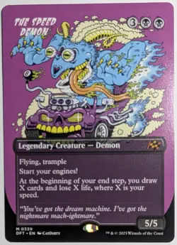 The Speed Demon Borderless x1 Aetherdrift Magic the Gathering MTG LP/NM - Image 1