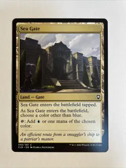 1x Mtg Baldur's Gate Sea Gate NM/M Magic The Gathering - Image 1